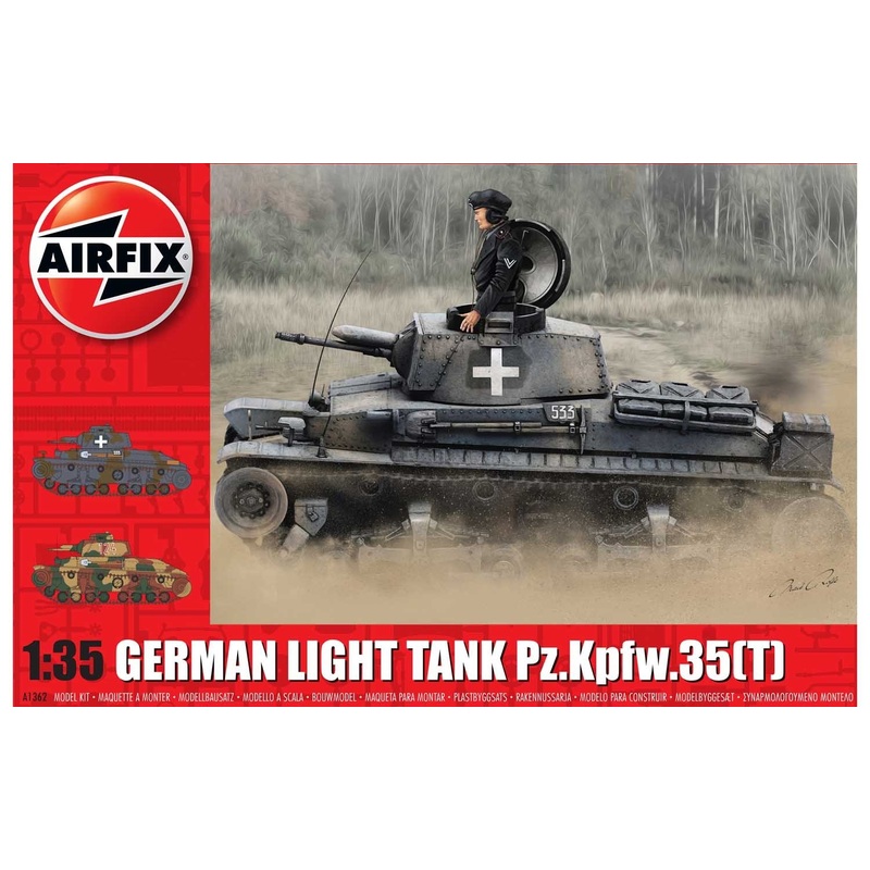 Airfix 1/35 scale WW2 German Pz.Kpfw. 35(t) German Light Tank