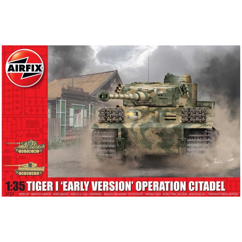Airfix 1/35 scale WW2 German Tiger-1 Early Version – Operation Citadel