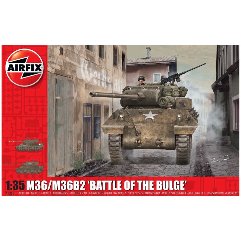 Airfix 1/35 scale WW2 M36/M36B2 Battle of the Bulge