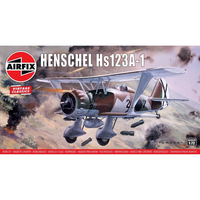 Airfix 1/72 Scale Henschel Hs123A-1