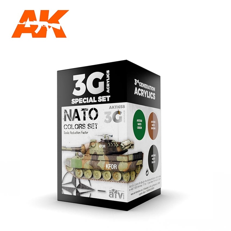 AK Interactive GEN 3 – NATO COLORS SET
