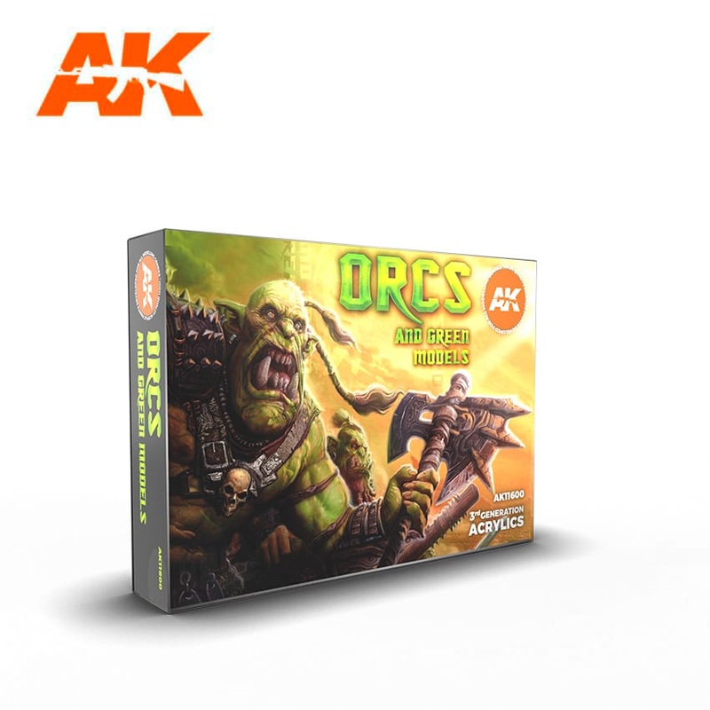 AK Interactive GEN 3 – ORCS AND GREEN CREATURES