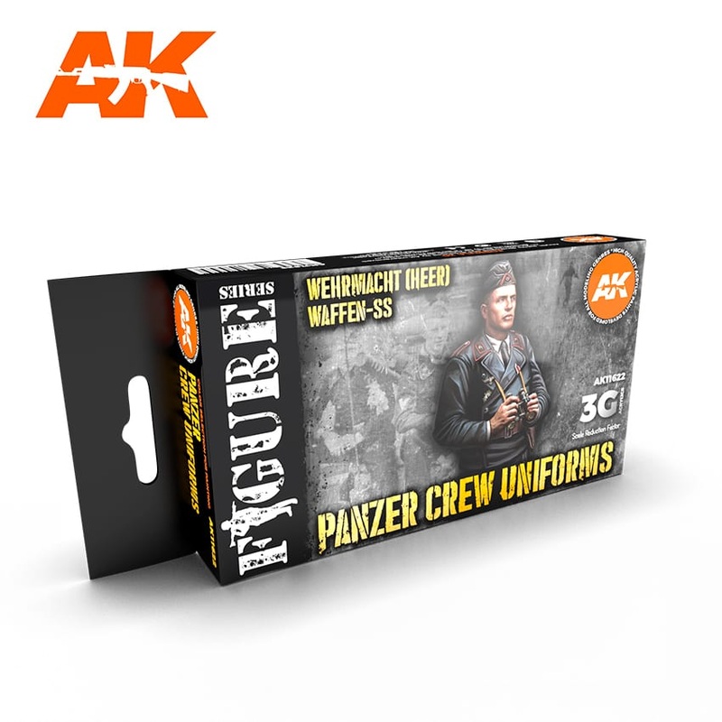 AK Interactive GEN 3 – PANZER CREW BLACK UNIFORMS SET 3G PAINT SET