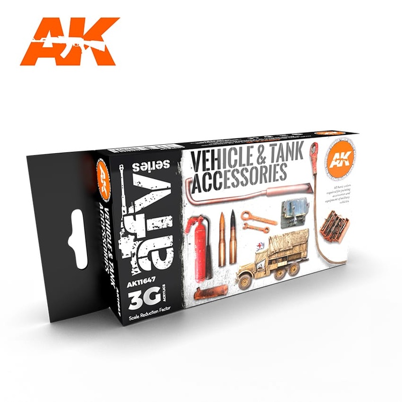 AK Interactive GEN 3 – VEHICLE AND TANK ACCESSORIES
