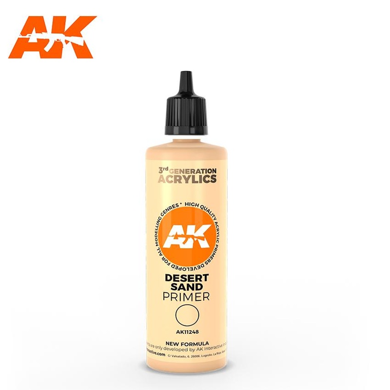 AK Interactive Gen3 – DESERT SAND SURFACE PRIMER 100ML.