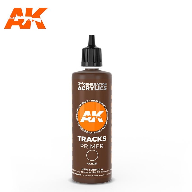 AK Interactive Gen3 – TRACKS SURFACE PRIMER 100ML.