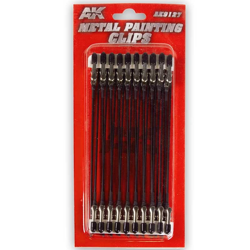 AK Interactive METAL PAINTING CLIPS (Pack of 20)
