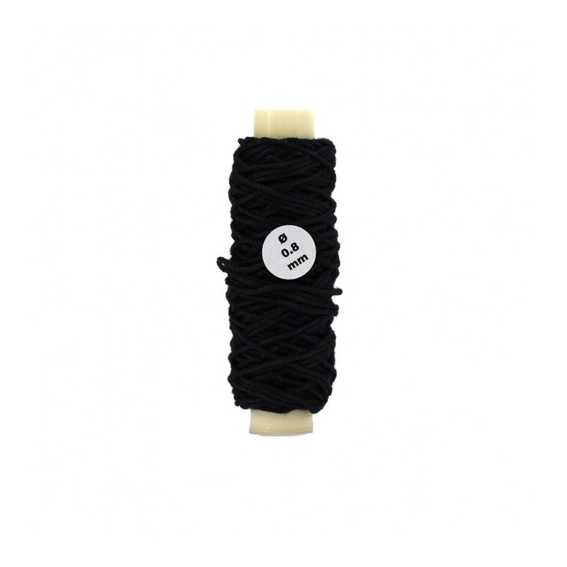 ARTESANIA ACCESSORIES COTTON THREAD BLACK 0.75mm