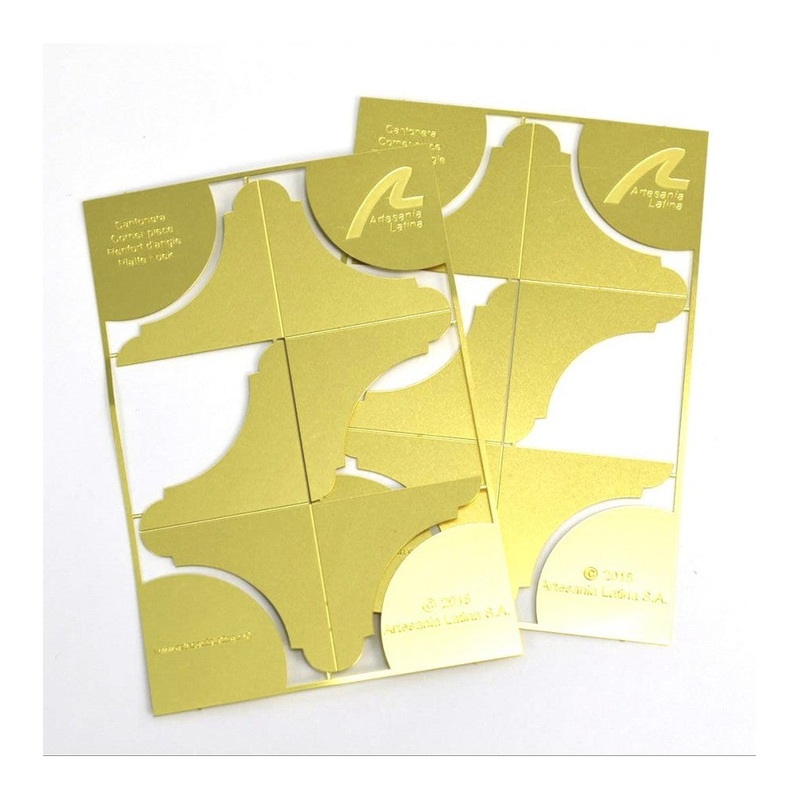 ARTESANIA ACCESSORIES SET 4 BRASS CORNER EDGE GUARD N 1
