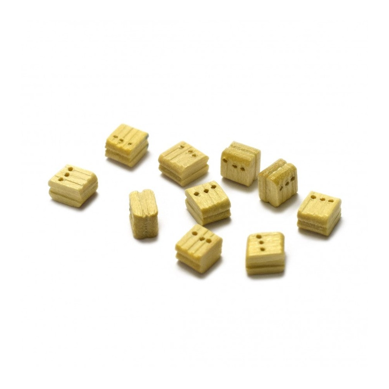 ARTESANIA ACCESSORIES TRIPLE BLOCK BOXWOOD 5mm (10 pieces)