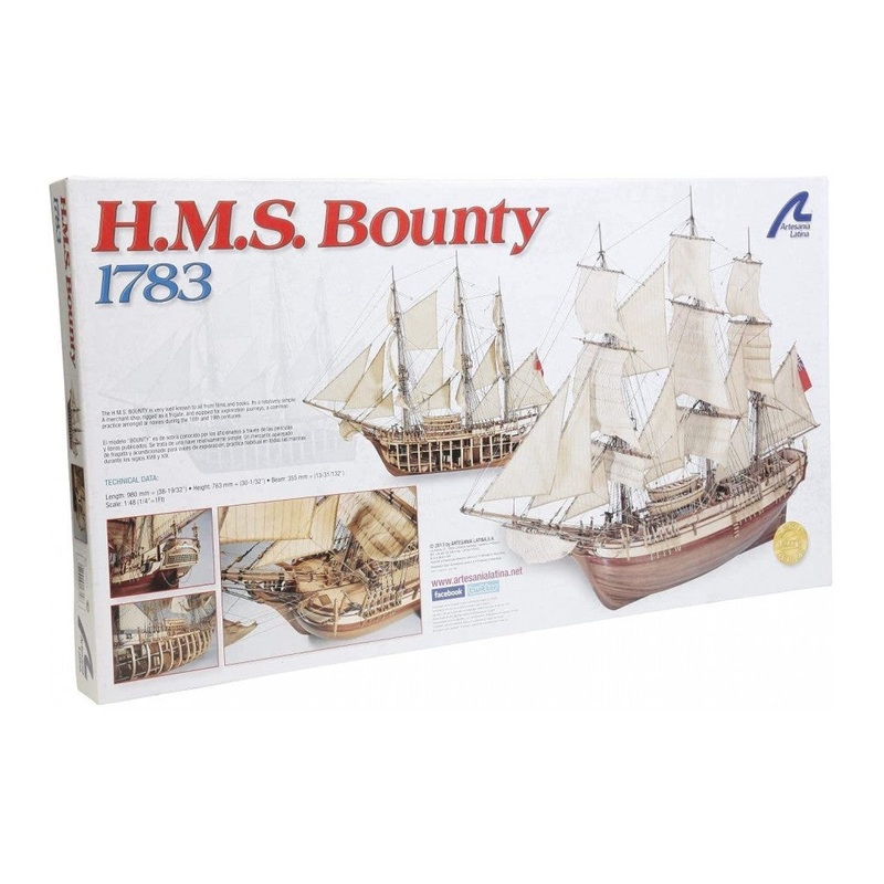 ARTESANIA KITS 1/48 scale HMS BOUNTY wooden model kit