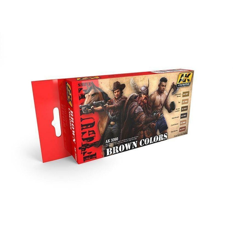 Brown Colours Set AK-3260 AK Interactive