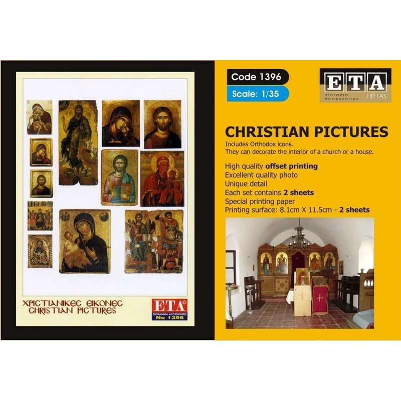 CHRISTIAN PICTURES Suit scales 1/35, 1/24, 1/16