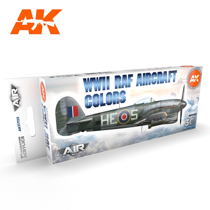 AK Interactive 3G Air Series – WWII RAF Aircraft Colors SET 3G