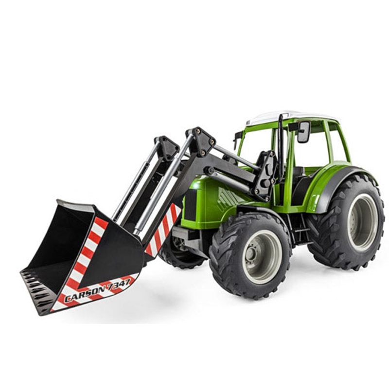 CARSON 1:16 RC TRACTOR With FRONT LOADER 2.4GHz RTR Remote control