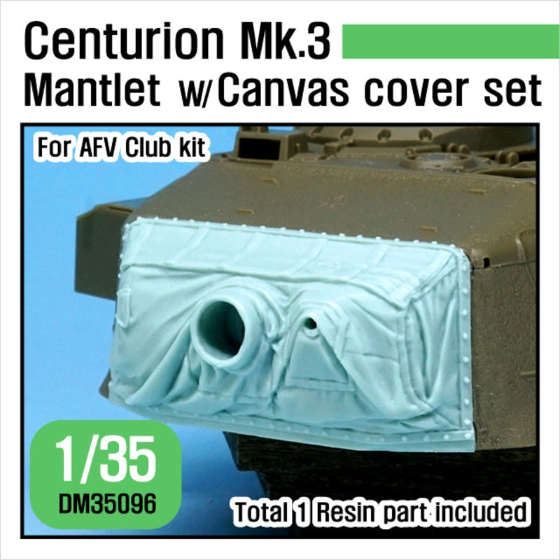 Centurion Mk.3 Mantlet w/canvas cover set (for AFV Club 1/35)