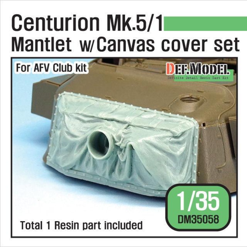 Centurion Mk.5/1 Mantlet w/canvas cover set (for AFV Club 1/35)