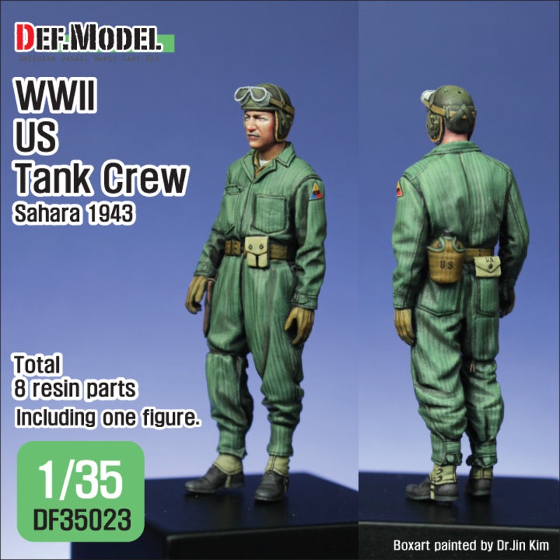 DEF models 1/35 scale WW2 US Tank crew sahara 1943