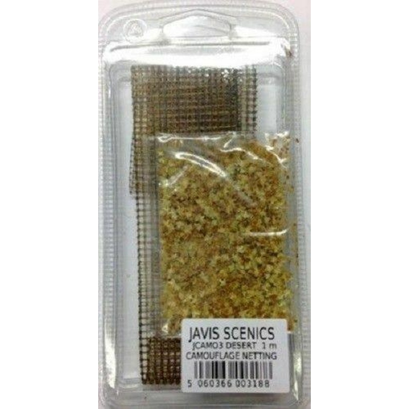 DESERT CAMOUFLAGE NET + LEAVES