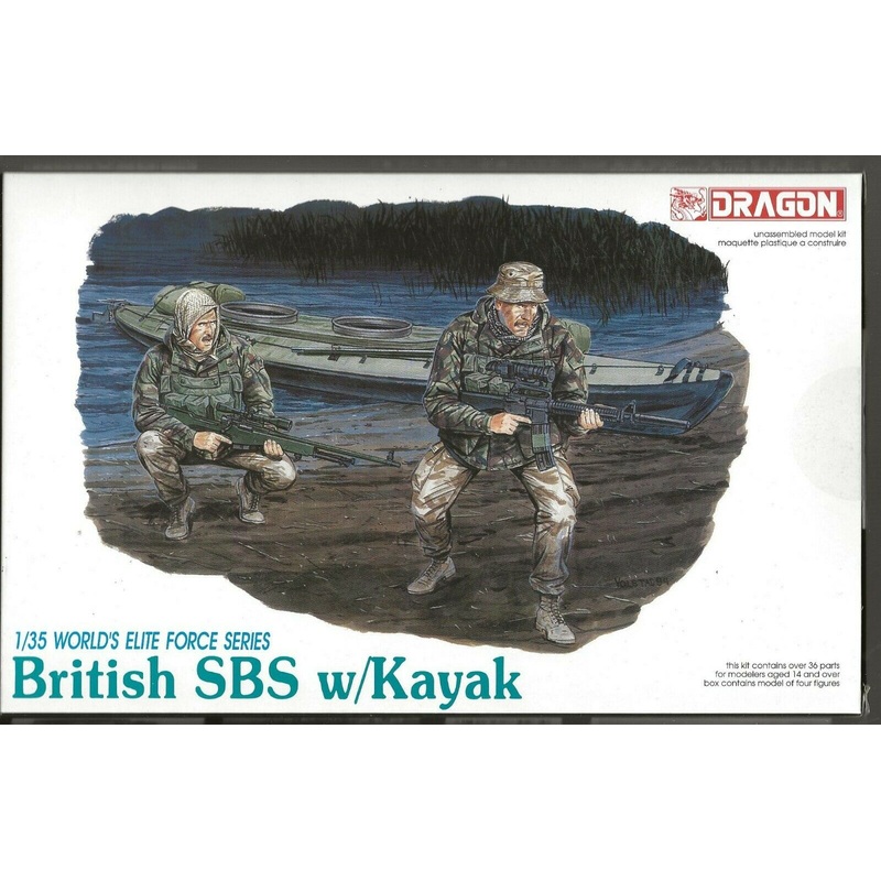 Dragon 1/35 British SBS with Kayak