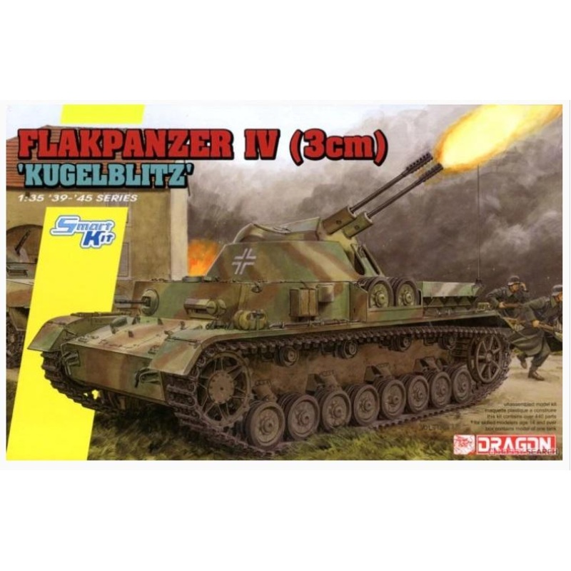 Dragon 1/35 scale FLAKPANZER IV (3CM) KUGELBLITZ