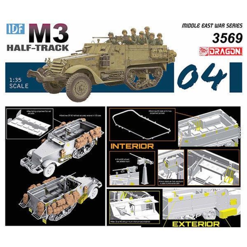 Dragon 1/35 scale IDF M3 HALF TRACK