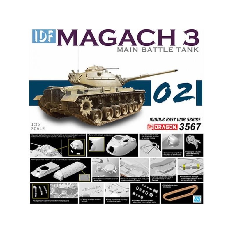Dragon 1/35 scale IDF MAGACH 3 (SMART KIT)
