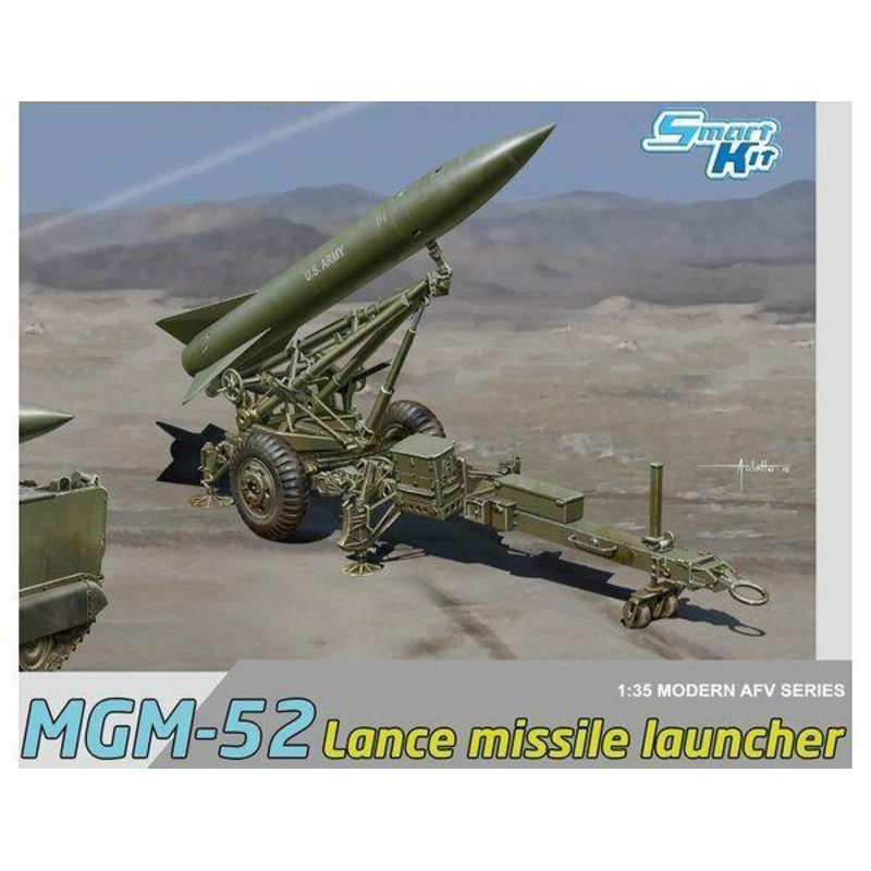 Dragon 1/35 scale MGM-52 LANCE MISSILE EITH LAUNCHER