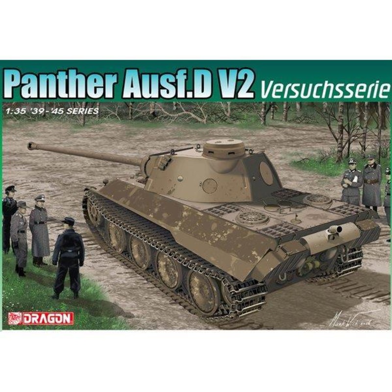 Dragon 1/35 scale PANTHER AUSFD V2 VERSUCHSSERIE