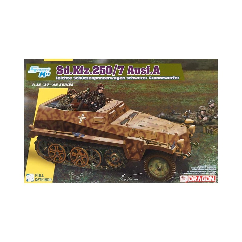 Dragon 1/35 scale SD.KFZ.250/7 ATLE 8CM MORTAR CARRIER