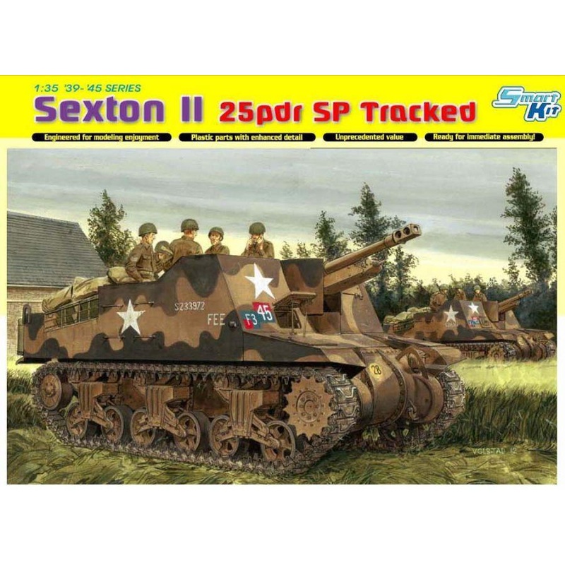 Dragon 1/35 scale SEXTON II 25PDR SP TR