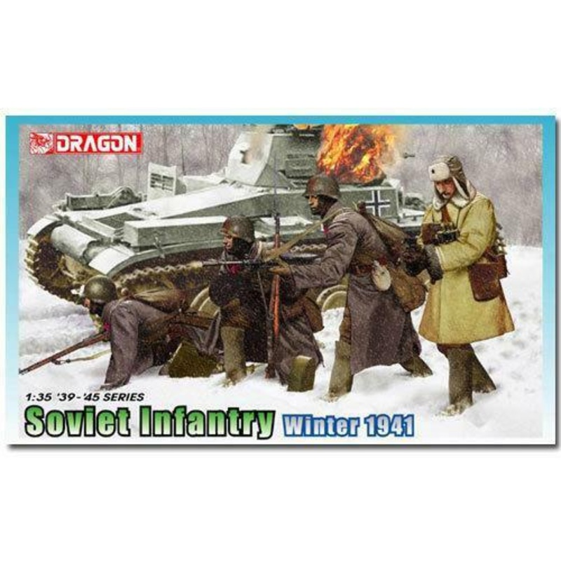 Dragon 1/35 scale SOVIET INFANTRY WINTER 1941