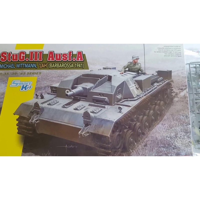 Dragon 1/35 scale STUG III AUSF A MICHAEL WITTMANN LAH DIV (SMART KIT)