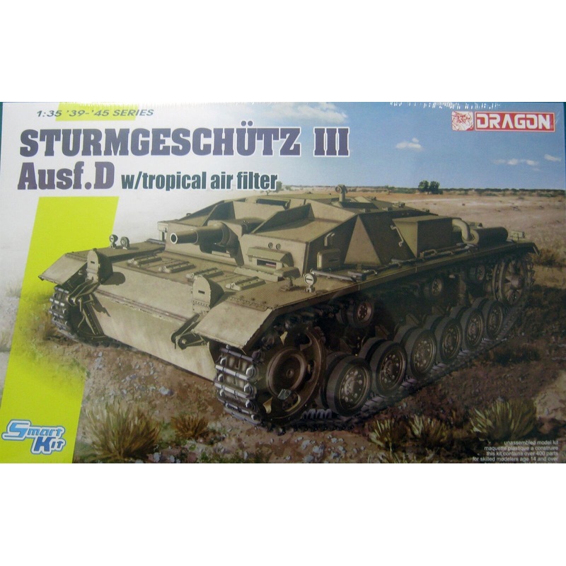 Dragon 1/35 scale STUG III AUSF D WITH TROPICAL AIR FILTER