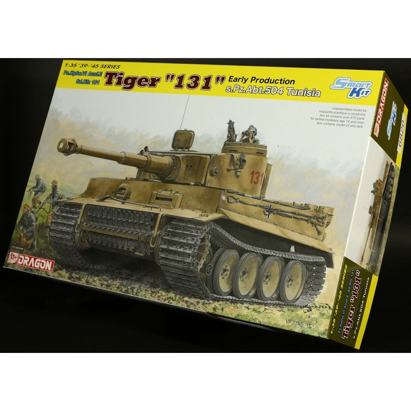 Dragon 1/35 scale TIGER 1 131 s.Pz Abt504TUNISIA