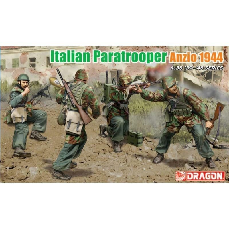 Dragon 1/35 scale WW2 ITALIAN PARATROOPERS ANZIO 1944