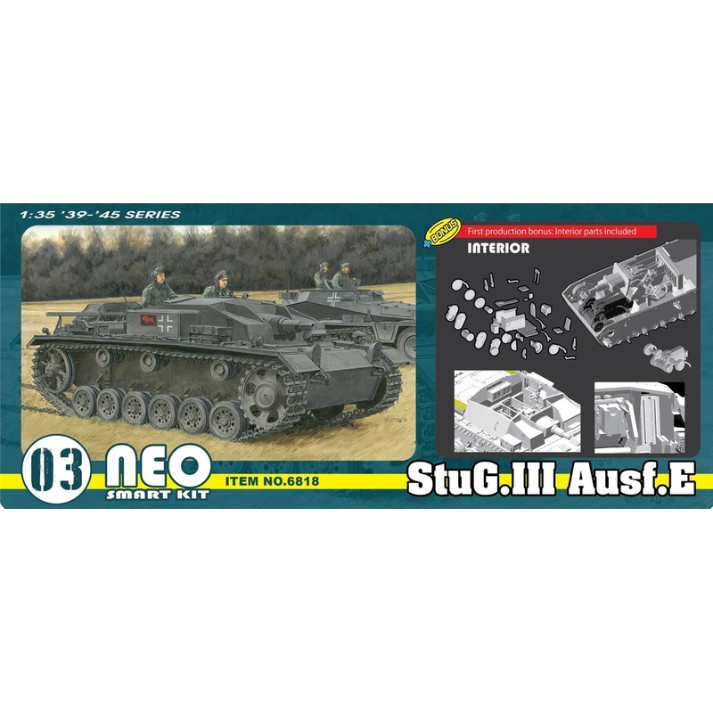 Dragon 1/35 scale WW2 STUG III AUSF E (NEO SMART KIT)