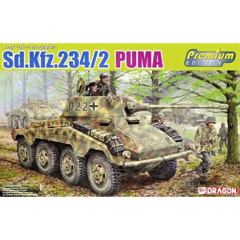 Dragon 1/35 Sd.Kfz 234/2 Puma (Prem Ed) (D6943)