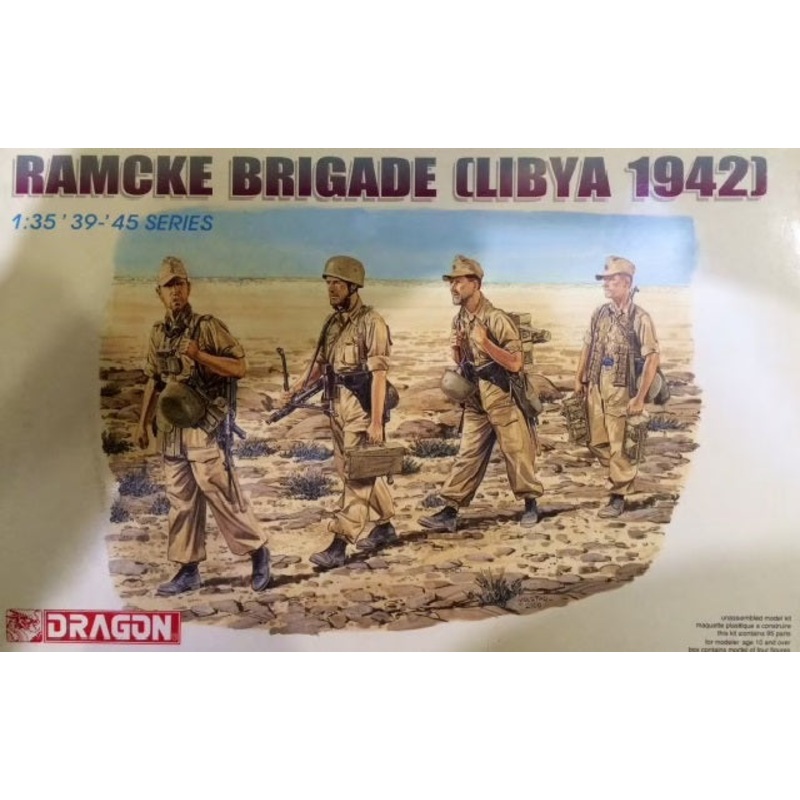 Dragon 1/35 WW2 German FALLSCHIRMJAGER RAMCKE BRIGADE (LIBYA 1942)