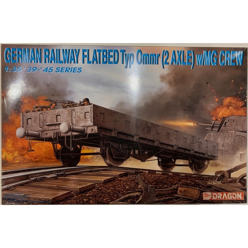 Dragon 1/35 WW2 GERMAN RAILWAY FLATBED