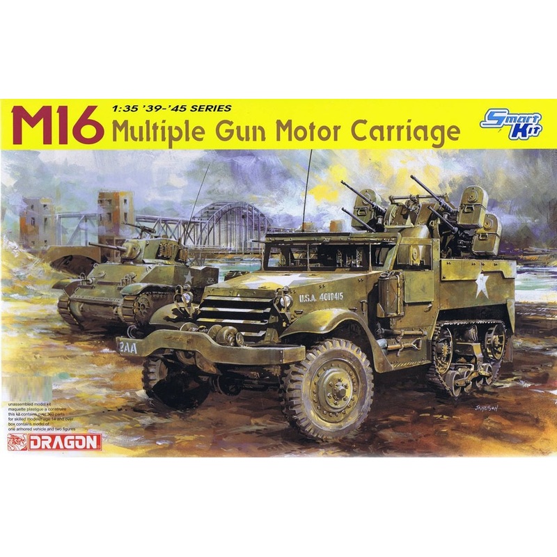 DRAGON 1/35 WW2 M16 MULTIPLE GUN MOTORmodel kit