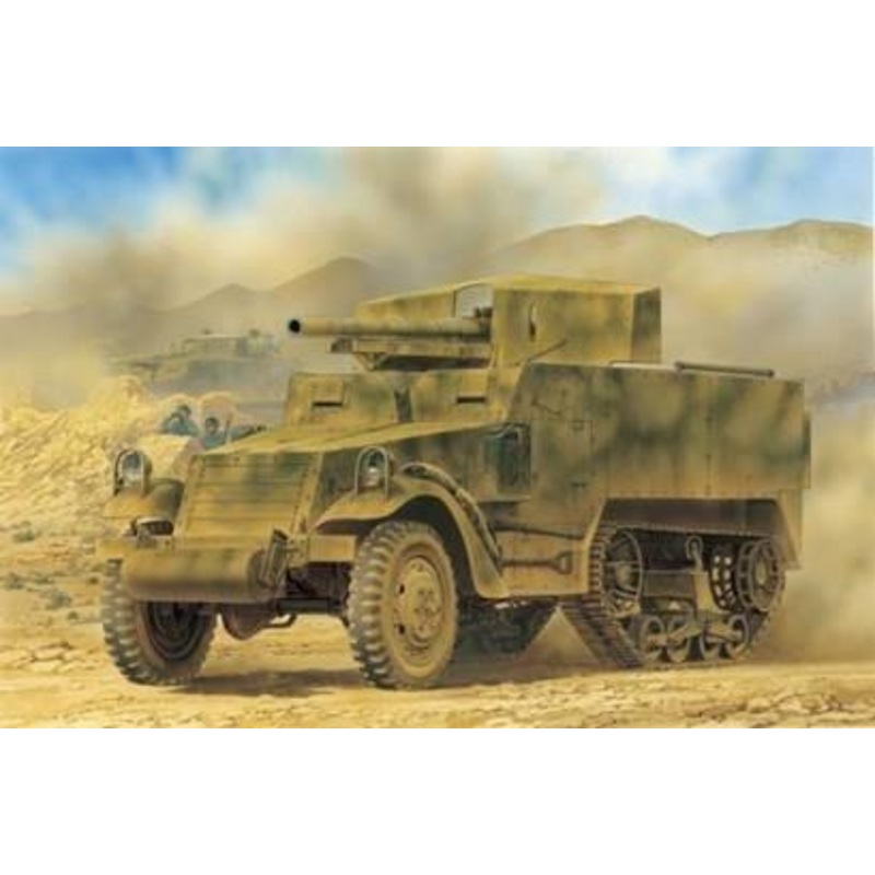 DRAGON 1/35 WW2 M3 75MM GUN MOTOR CARRAIGEmodel kit