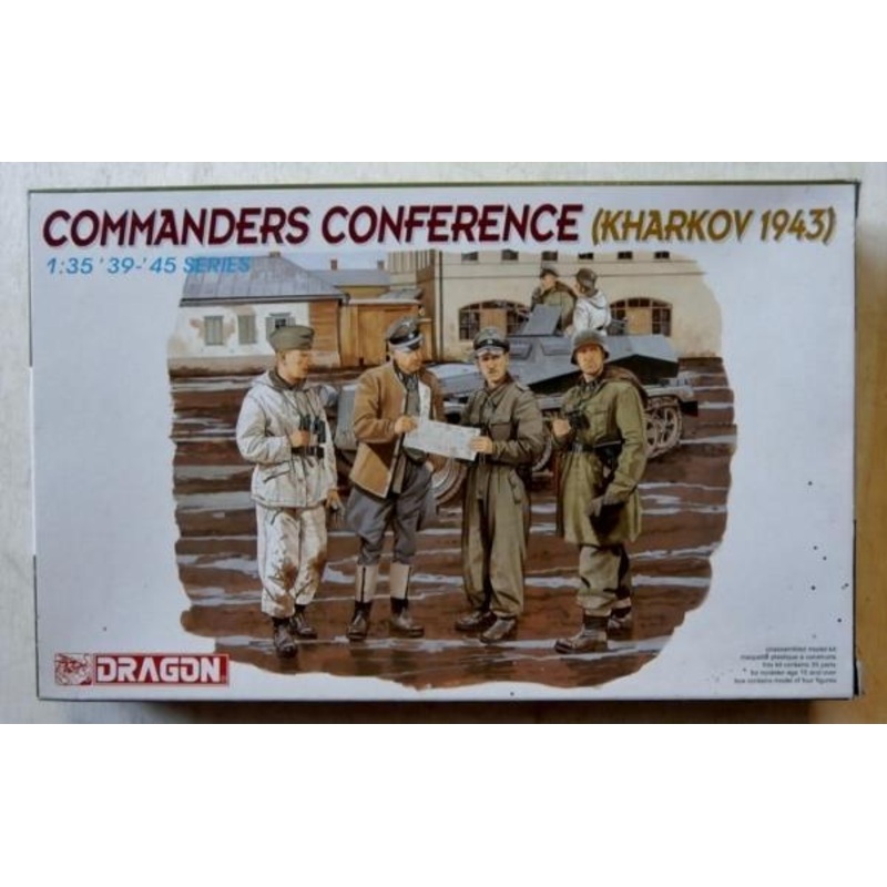 Dragon Models USA DRA6144 1/35 Commanders Conference, Kharkov 1943 Dragon Model Kits