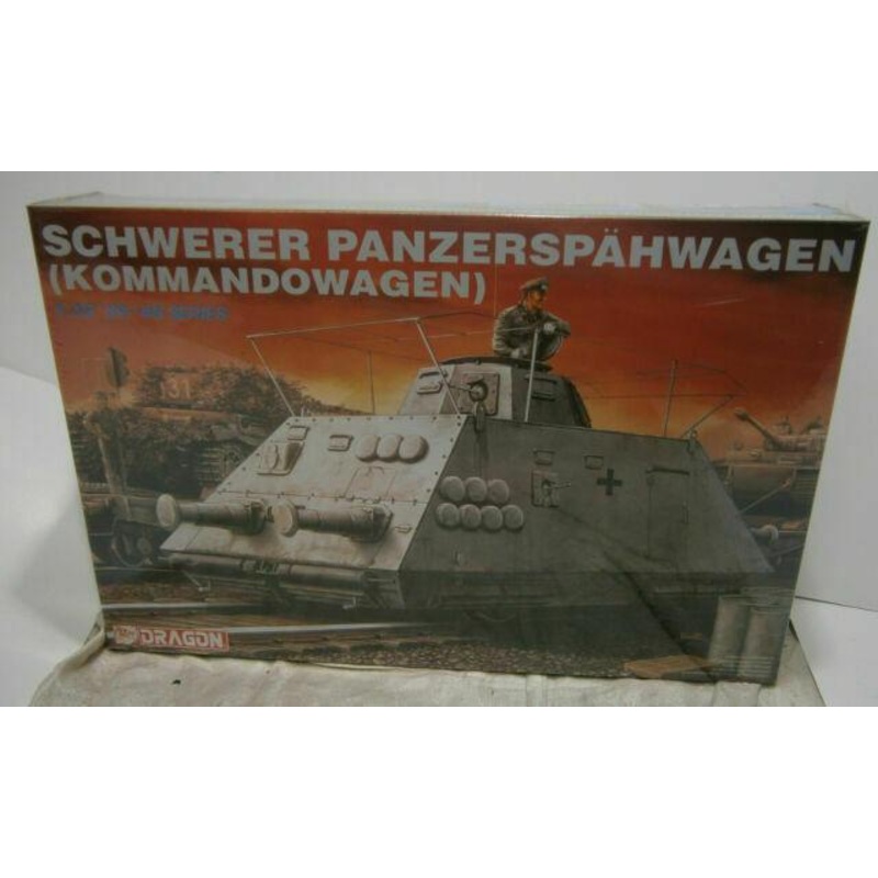 DRAGON1/35WW2 GermanSCHWERER PANZERSPAHWAGEN (KOMMANDOWAGEN) train model