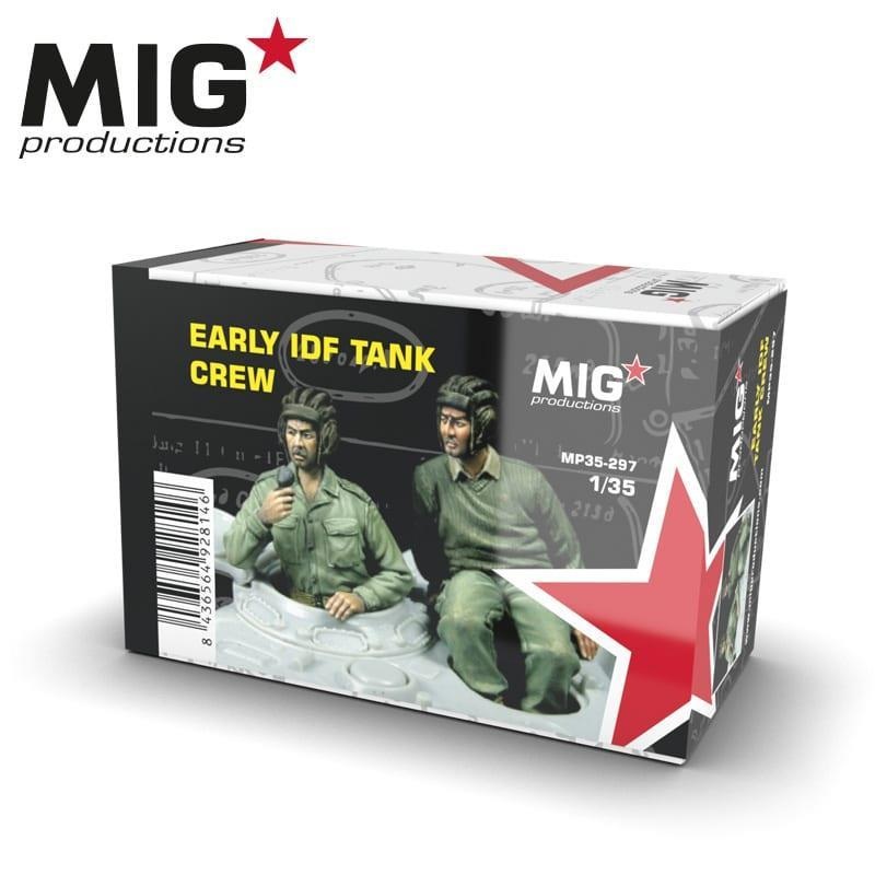 EARLY IDF TANK CREW 1/35 scale resin model kit