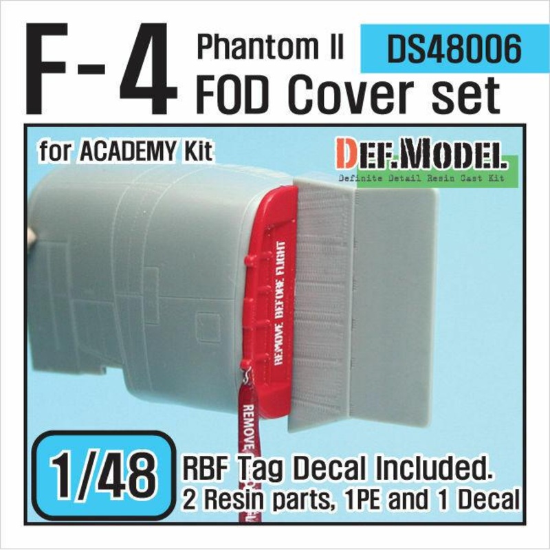 F-4B/C/D Phantom II FOD Cover set (for Academy 1/48)