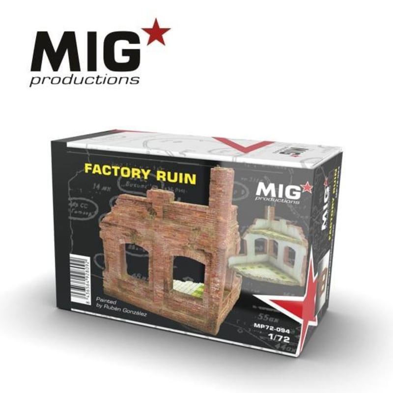 FACTORY RUIN 1/72 scale resin model kit
