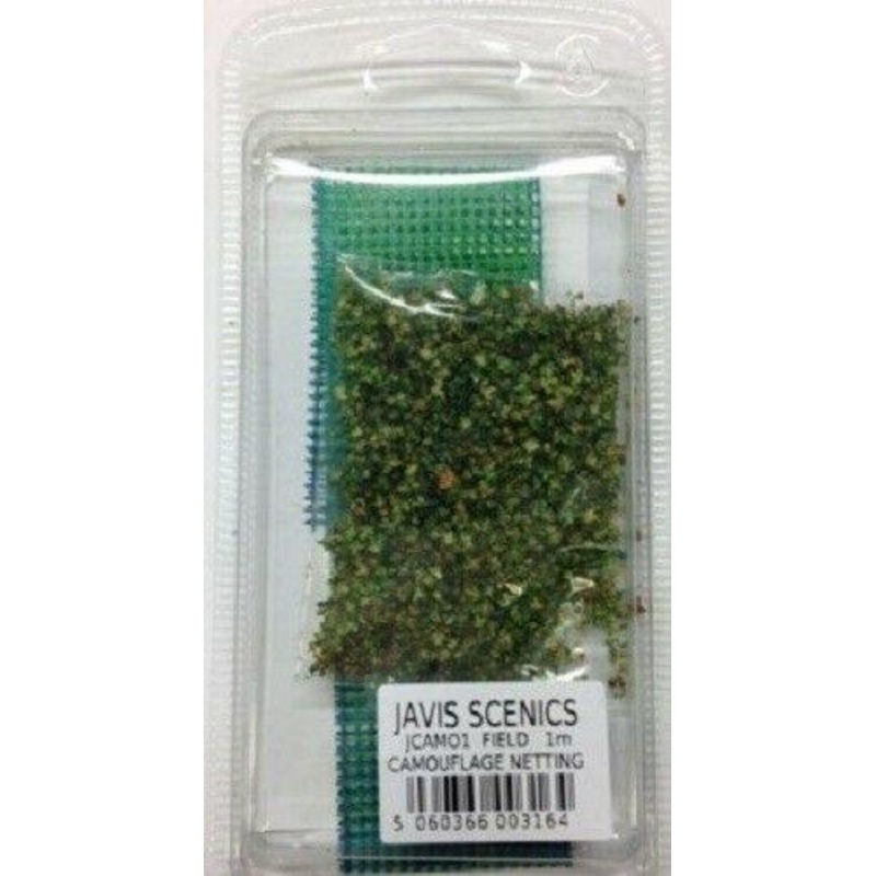 FIELD CAMOUFLAGE NET + LEAVES