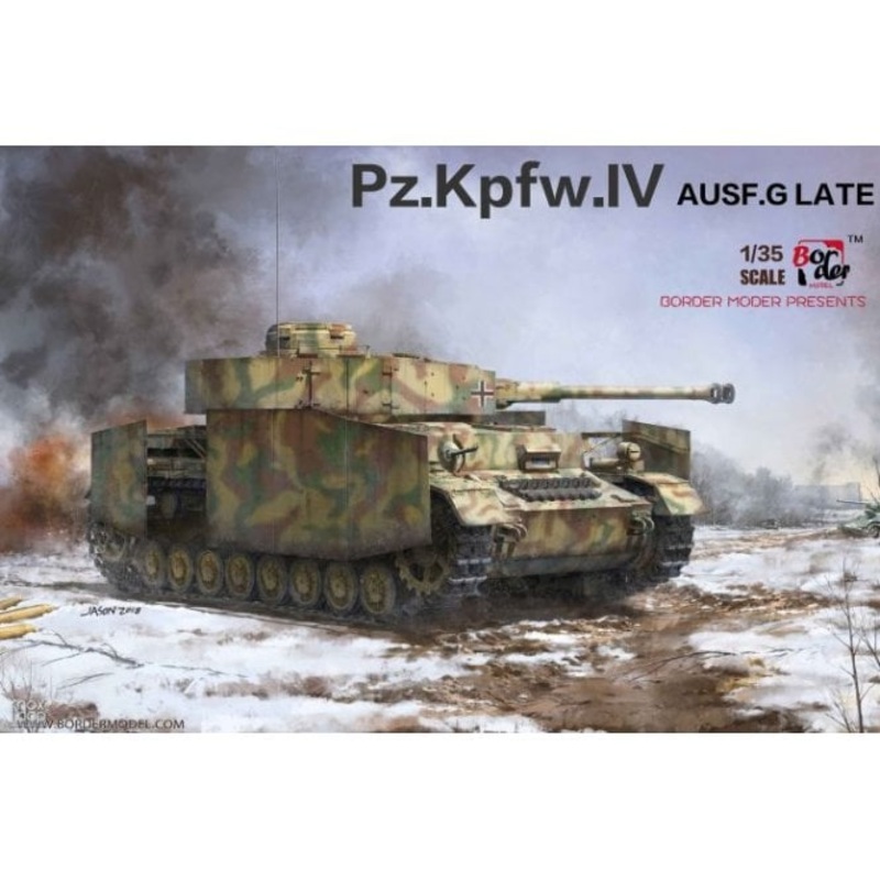 Border Models 1:35 Pz.Kpfw.IV Ausf.G Mid/Late 2 in 1 Military Model Kit