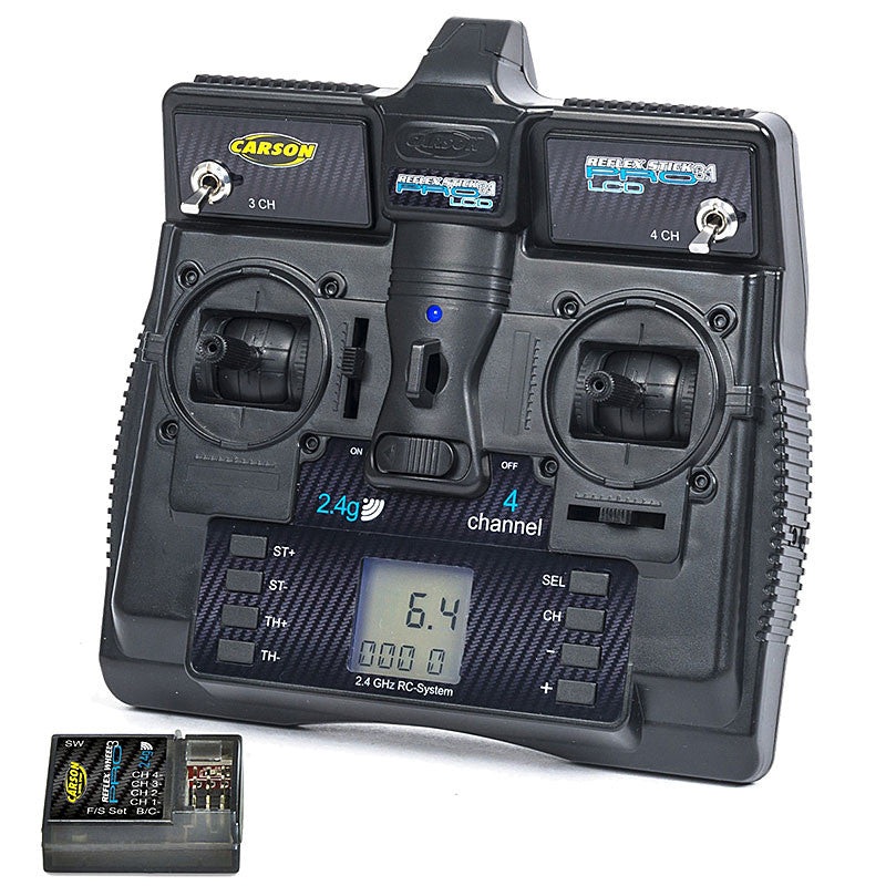 CARSON R/C Reflex 3.1 – 4 Channel Pro LCD 2.4Ghz